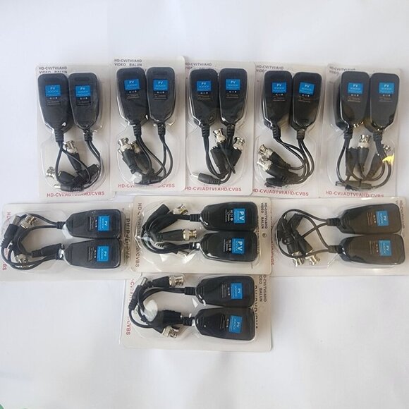 HD-CVI  TVI AHD video balun Wire Conection Transmitter Bundle 9 Sets - Picture 5 of 13